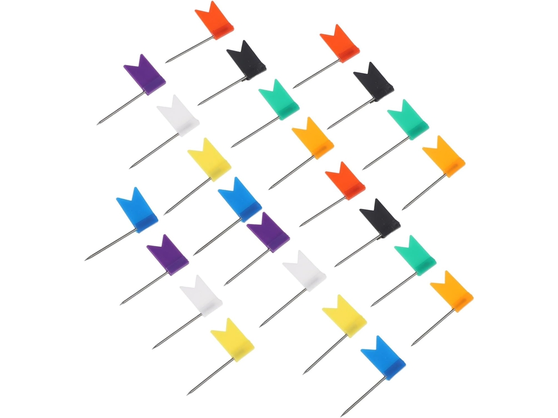 Conjunto de 8 tachinhas metálicas para mapas, 160 peças para marcar mapas de mesa e parede, adequadas para uso na sala de estar.