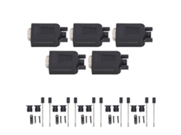 Adaptador Db9 Rs232 Macho Com Parafusos 5 Conjuntos