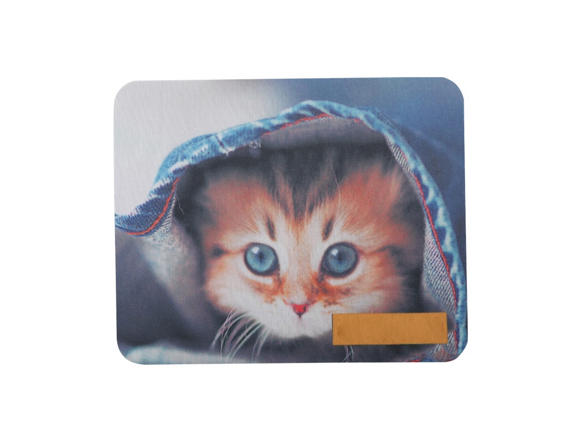 Mouse Pad Gato de Desenho Animado Exquisito Esconde e procura Gatolaxiscreed (antiaderente para Uso no Escritório e em Casa)