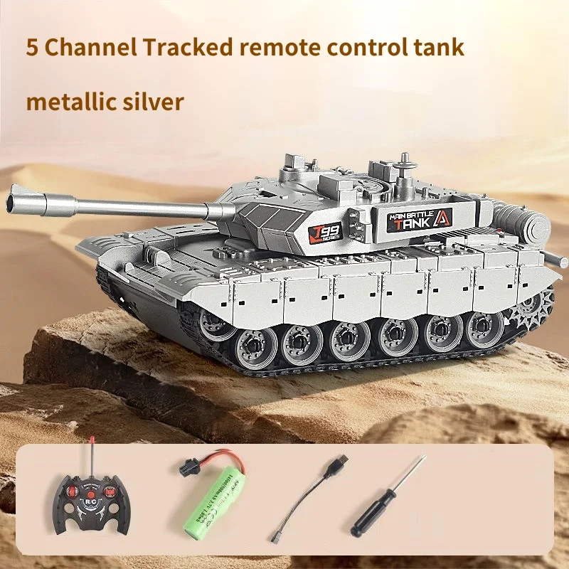 Tanque Infantil de Controle Remoto com Som e Luzes, um Presente para Crianças, um Brinquedo Elétrico em Miniatura. MDUG