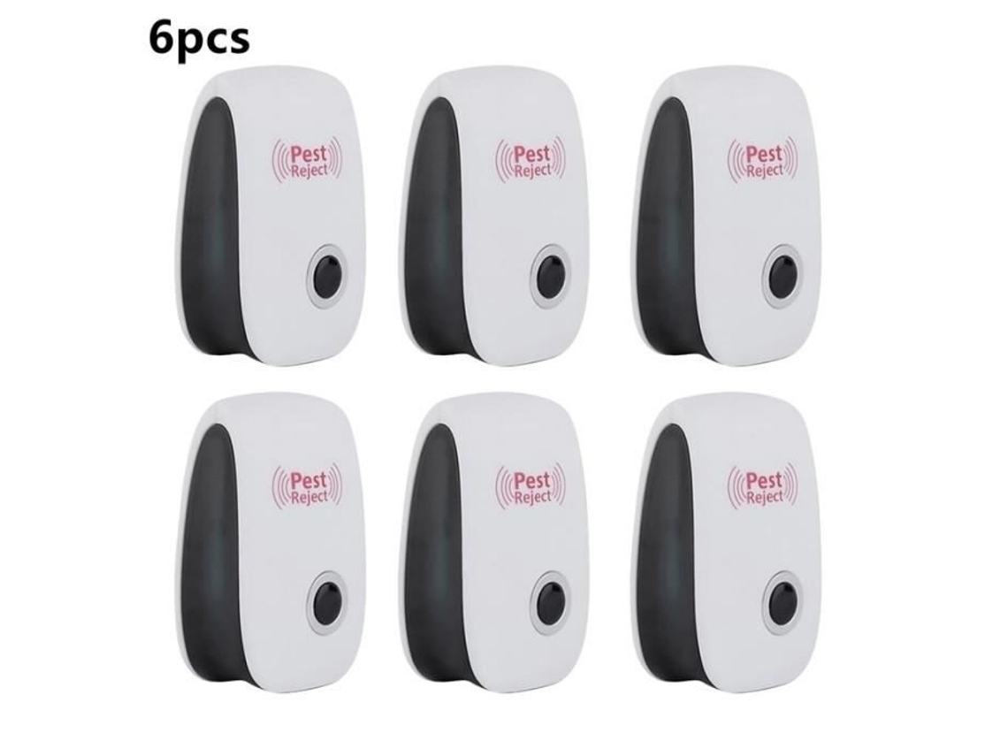 Repelente De Mosquitos 6pcs-eua--1-3-5-6pc Pest Reject Ultrasonic Mouse Barata Repelente Dispositivo Insetos Ratos Aranhas Pragas T*