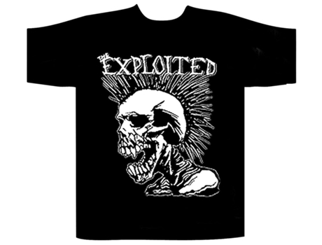 T-shirt THE EXPLOITED (Xl - Preto)