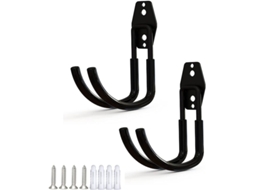 2pcs Suporte De Mangueira De Jardim Com Parafuso Parede Metal Durável Ideal Para Jardim Pátio