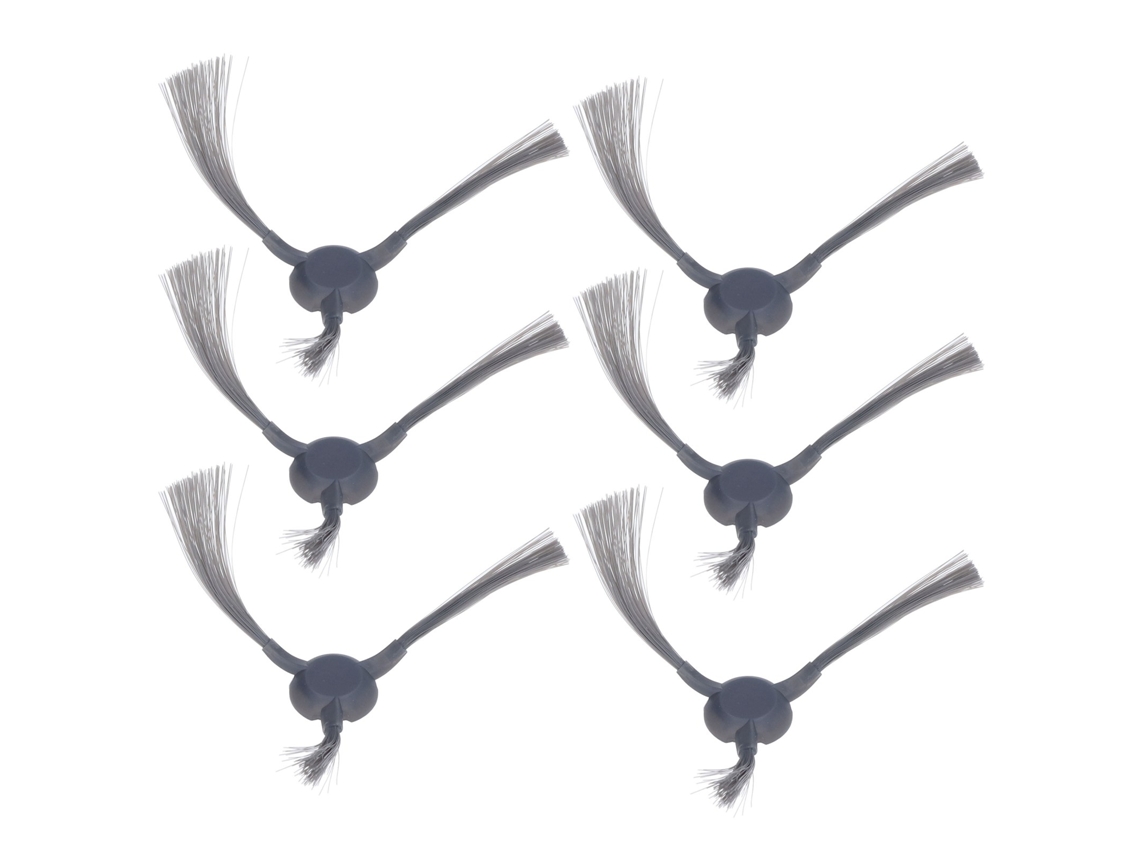 Primerox 6pcs Pincéis Laterais de Reposição Macios para Aspirador Robô Ecovacs N9+
