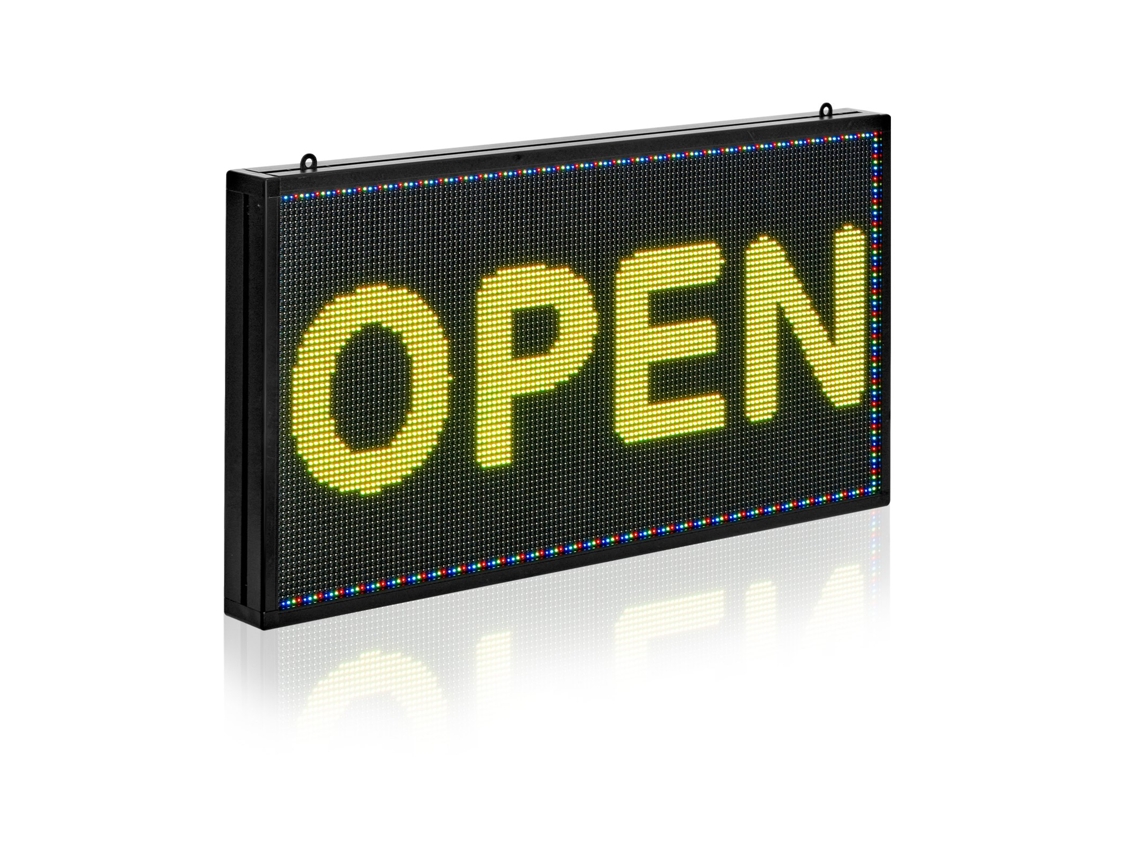 Painel LED programável Vevor de 26'' x 14'' com display colorido