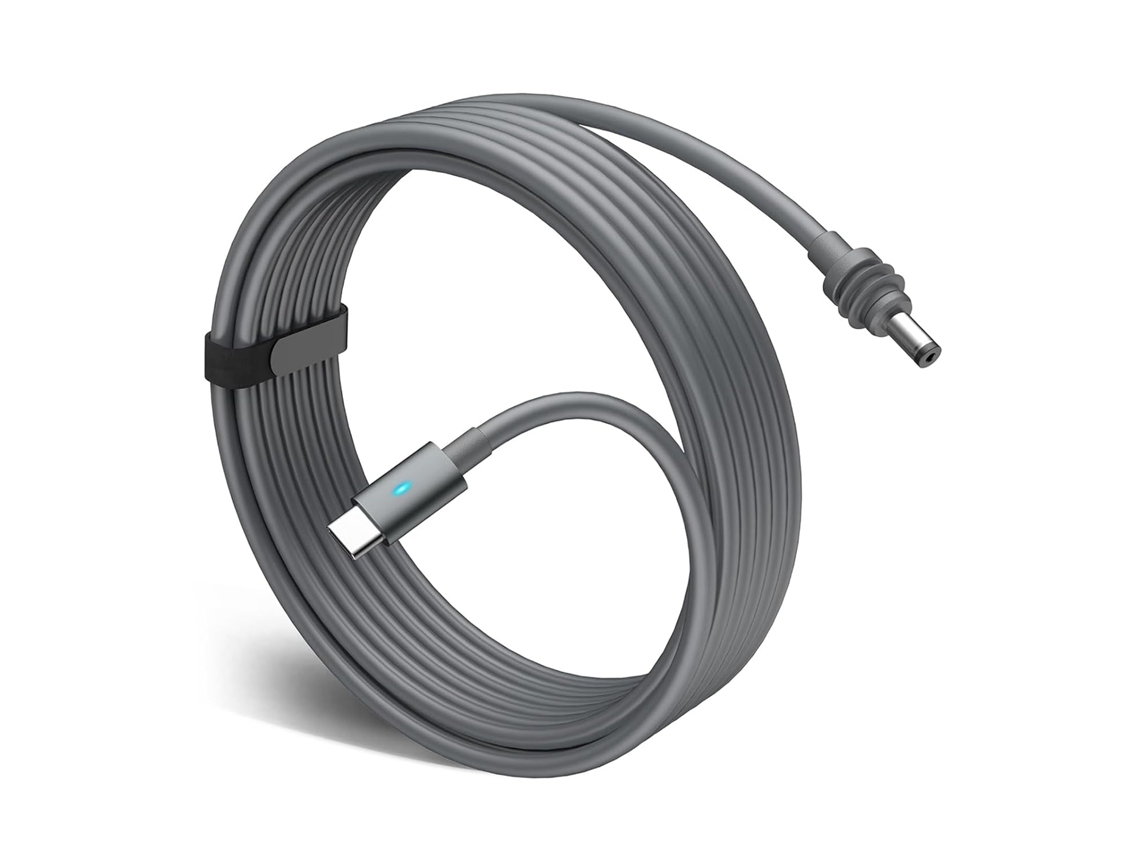 Cabo De Carregamento Usb-c Cilíndrico 300/500 Cm, Flexível E