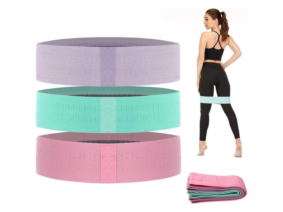 Cintas De Resistencia 3 Níveis, Bandas De Exercício Anti-deslizantes Para Quadris E Glúteos, Ideal Para Treinamento Em Casa E Academia