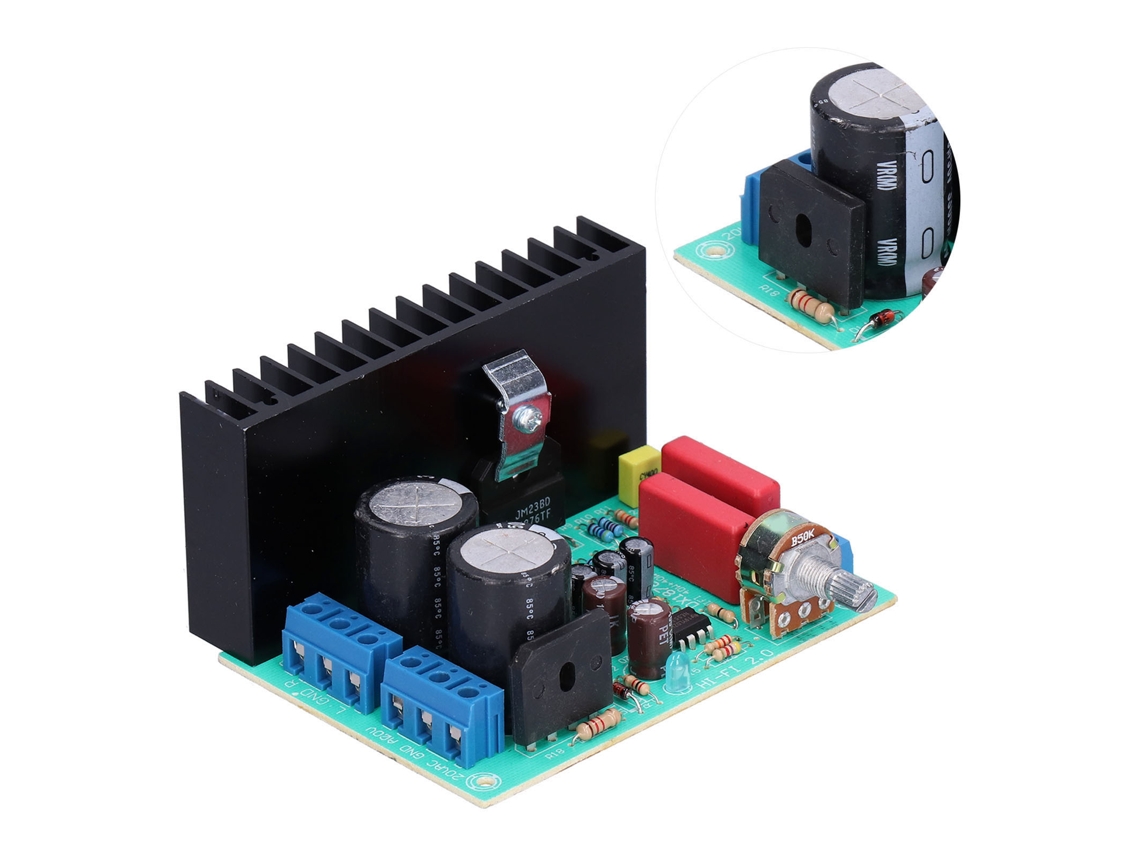 Laxiscreed Placa Amplificadora De Áudio Estéreo 2 Canais Com Função Hi-fi Digital