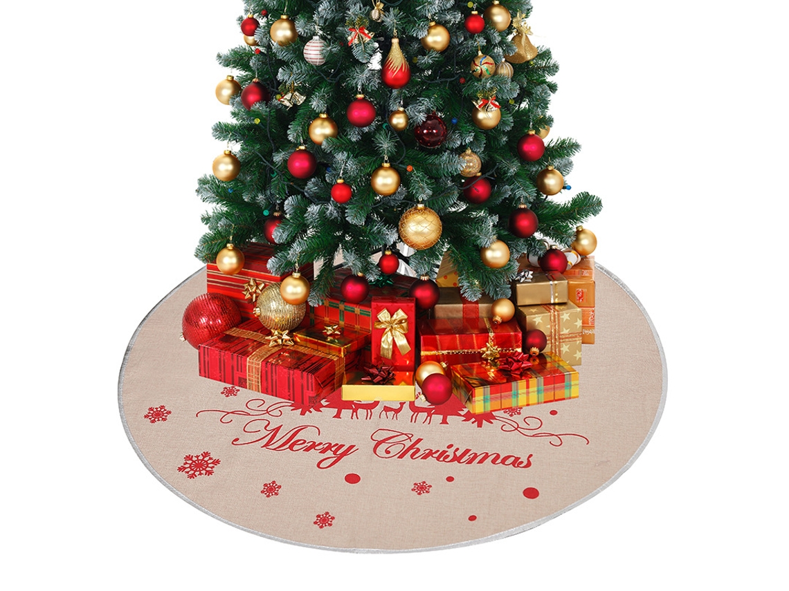 Tapete Para Árvore De Natal De 38,5 Polegadas, Estilo Rústico., Tapete Para Árvore De Natal De 98 Cm (38,5 Polegadas) - Estilo Rústico - Ideal