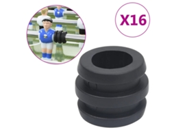 Vidaxl Batentes De Matraquilhos Para Varões Com 15,9/16 Mm 16 Pcs