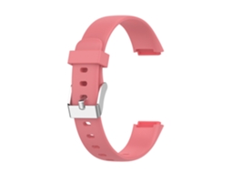 Bracelete de Silicone Para Fitbit Luxe (l-vermelho)