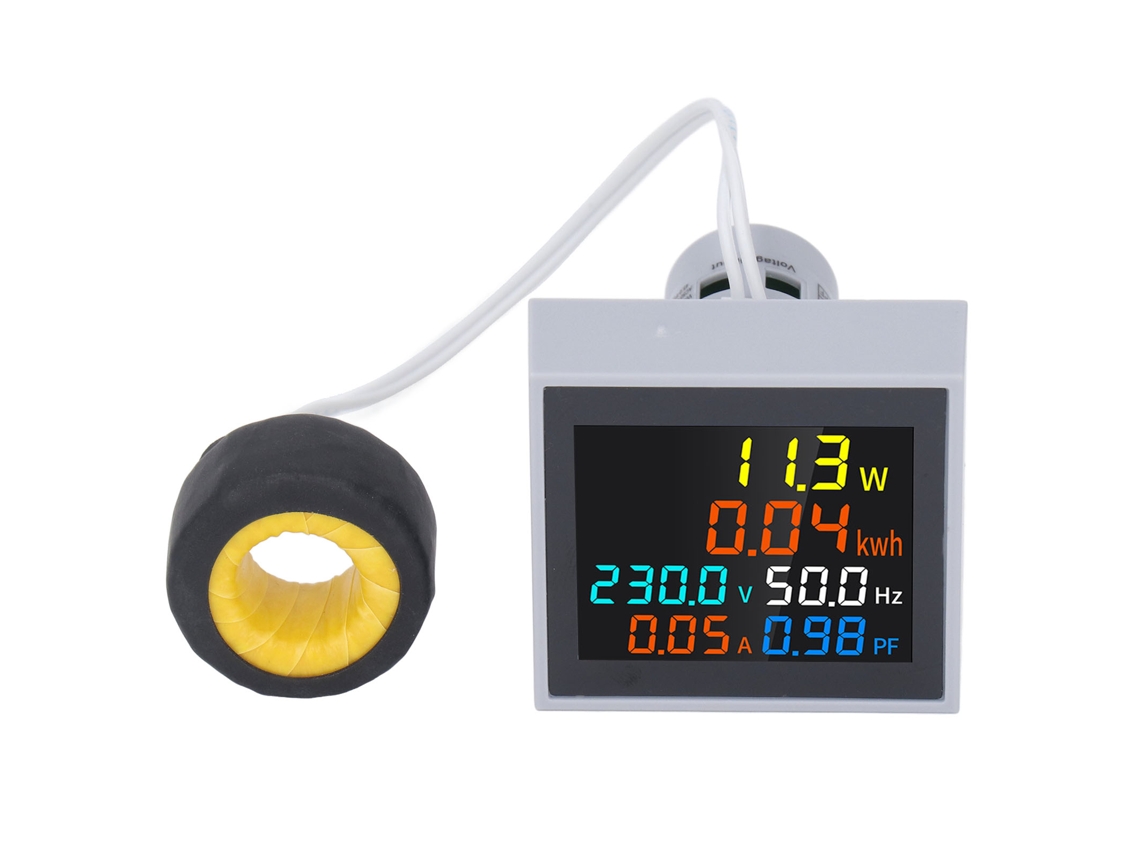 Yuru medidor digital multifuncional 6 em 1 SPM004 monitor de energia AC tensão corrente potência frequência
