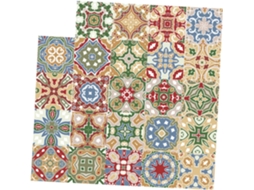 Conjunto De 24 Adesivos De Azulejo Removíveis Para Paredes De Cozinha.