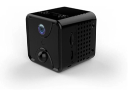 Mini Spy Camera 4k Hd Wifi Bebês Visão Noturna Auto Alerta Movimento Home/office/carro Preto Yizhood