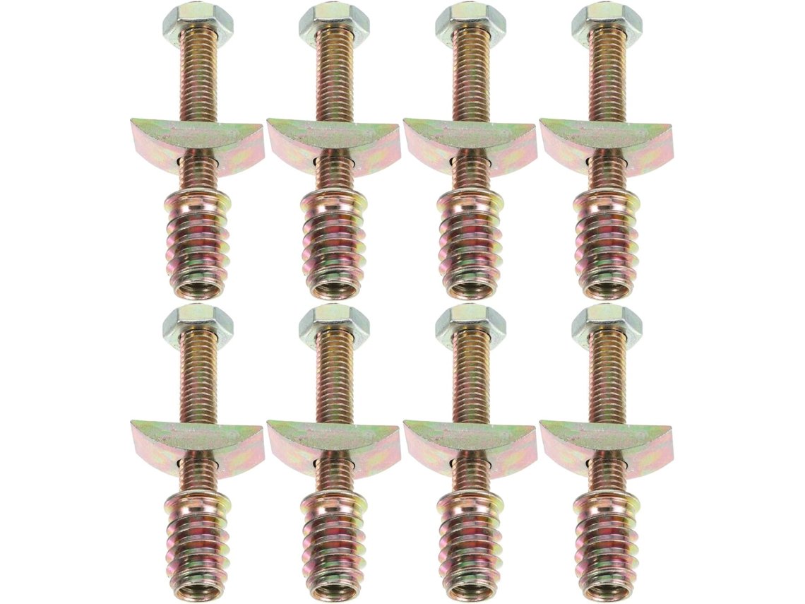 Conjunto De 8 Parafusos Roscados M8 Para