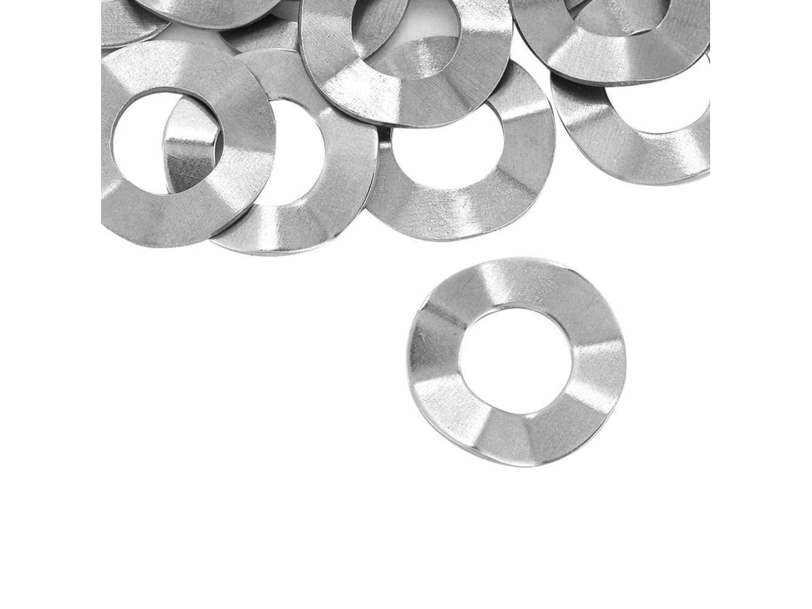 Porca De Mola De Aço Inoxidável Wave Washer M10x5x0.3mm (20 Unidades)
