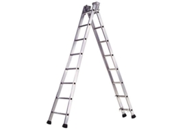Escalera aluminio industrial pronor 2 tramos 10+10 peldaños