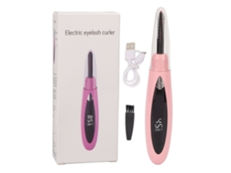 Crispador De Cílios Elétrico Aquecido Recarregável Usb 3 Níveis Portátil Rosa