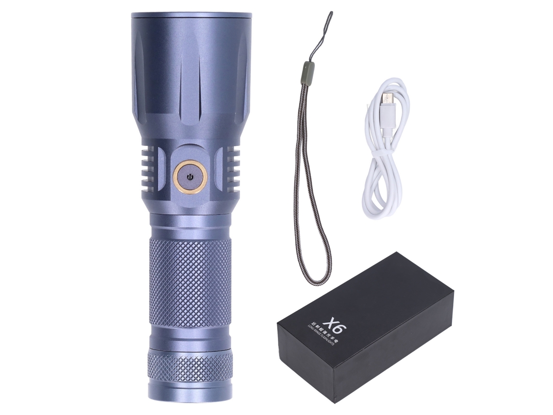 2026 linterna de Largo Alcance Sst40 Con 1850lm Luz Blanca Impermeable Ipx7 Usb Portátil 4 Modos