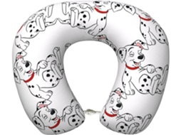 Travesseiro de Viag em Espuma Viscoelástica com Estampa Dálmata Suporte para o Pescoço Ideal Dormir 100 %