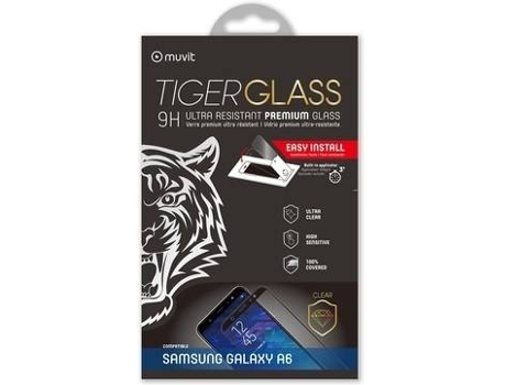 Película Vidro Temperado Samsung Galaxy A6 2018  Curvo Preto