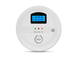 Detector de Monóxido de Carbono S/MARCA com display digital e alarme sonoro e visual