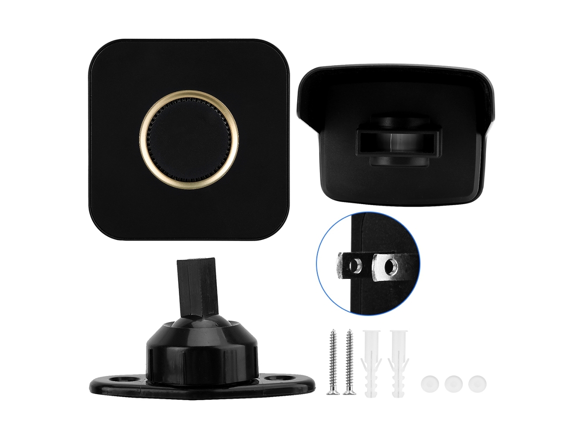 Campainha Wireless Autônoma Com 52 Tons De Toque (resistente À Água, Sensor De Movimento Corporal Pir)