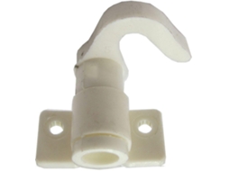 Gancho Espagnolette Inferior Branco WOLFPACK LINEA PROFESIONAL