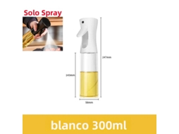 (estilo B, Branco, 300ml) Frasco De Óleo Em Spray De Plástico, Utensílio De Cozinha Ecológico, Com Dispensador De Óleo.
