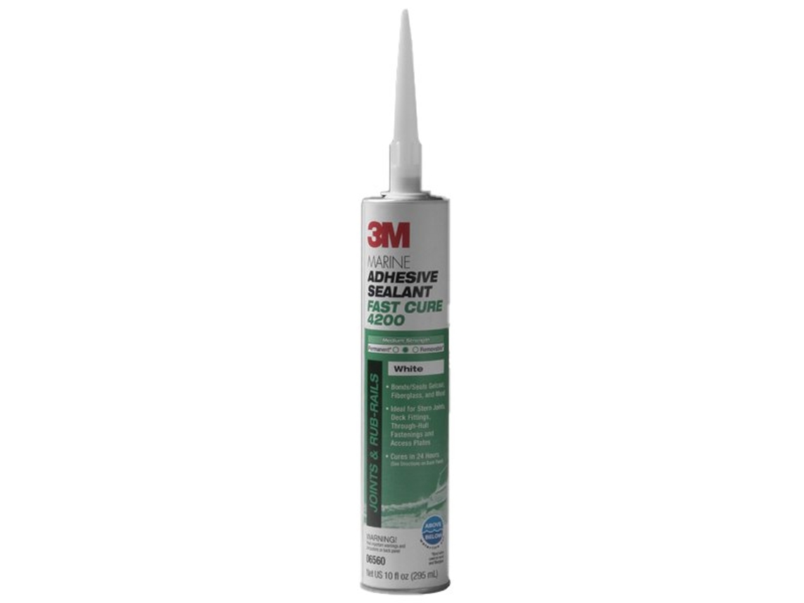 Adesivo/Vedante Marine Fast Cure 4200 295Ml Branco3M
