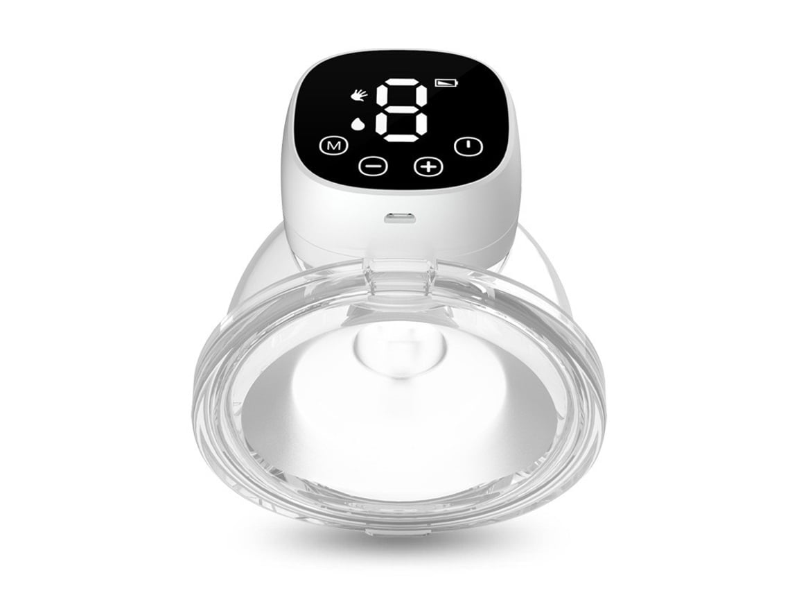 Bomba de Extração de Leite Portátil 101 Branca Sem Fio Tela Led Toque Silenciosa Bpa Free YANYXR
