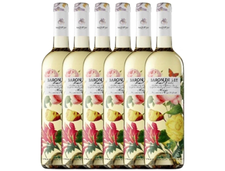Vinho Brancos BARÓN DE LEY Barón De Ley Blanco Semidulce Meio Seco Rioja (0.75 L - 6 unidades)