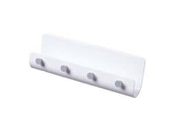 Chaveiro e Caixa de Correio Parede. em Metal Branco Tamanho 21, 5 X 7 BRILVIBERA