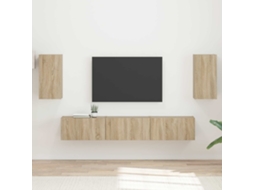 Vidaxl Conjunto De Móvel De Tv 5 Unid. Carvalho Sonoma
