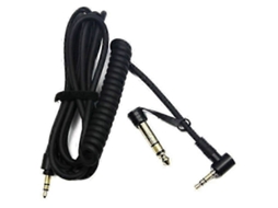 Kit de Substituição Cabo Áudio Estéreo 2025, Compatível com Adaptadores para Fones Ouvido Dr. Dre Solo/pro/mixr/headphones/studio e Beats. P AQUAFORGE