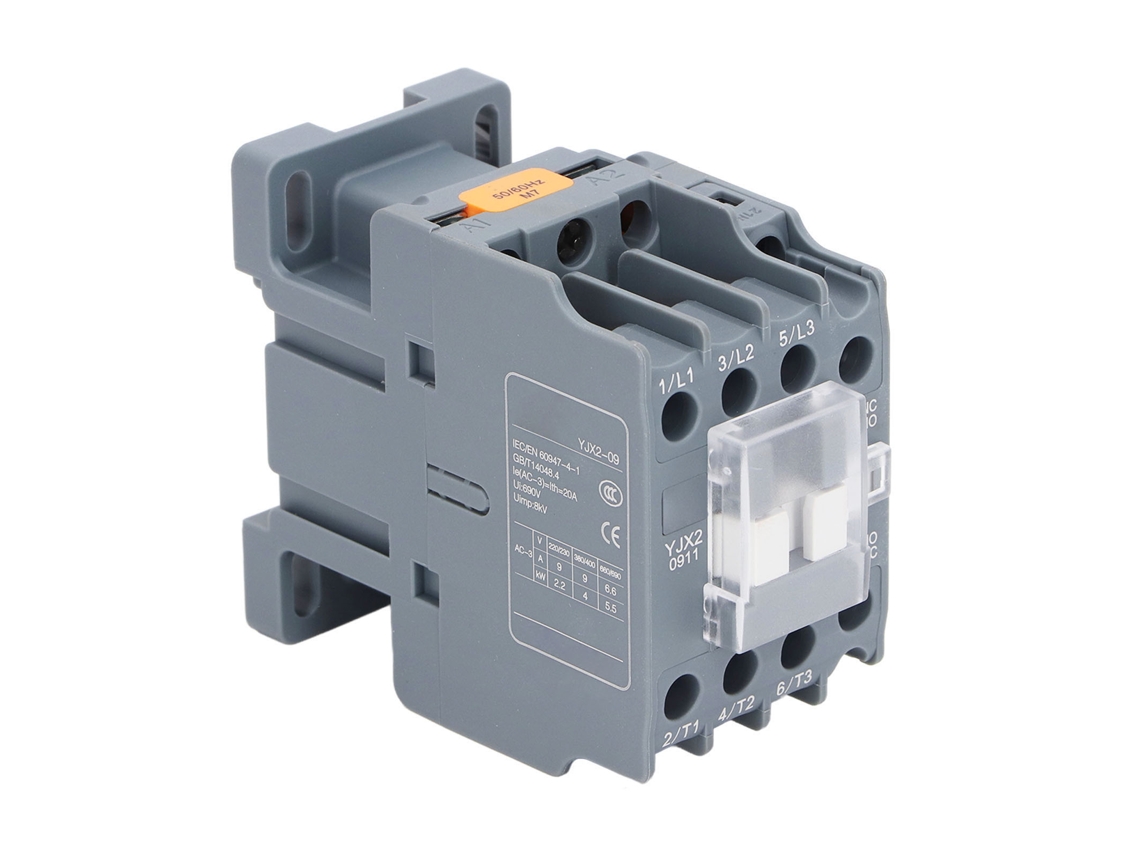 Laxiscreed Contator De Ar Condicionado Universal Com Contactos Auxiliares 1no/1nc Para Montagem Em Riel 35mm