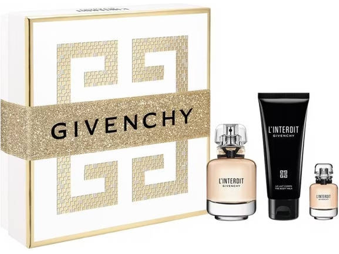 Coffret de Perfume GIVENCHY L'Interdit Eau de Parfum (50 ml) + Miniatura Eau de Parfum (10 ml) + Loção Corporal (75 ml)