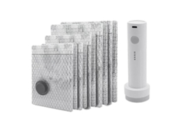 Sacos De Viagem A Vácuo Para Roupas, Bomba Elétrica Portátil, Pacote Com 12 Unidades, Compressão Que Economi Zam Espaço Bagagem E Malas.