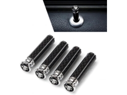 Pacote Com 4 Maçanetas De Fechadura Porta Carro, Liga De Fibra Carbono 1, 45x 0, 39, Pino De Parafuso À Prova Ferrugem E