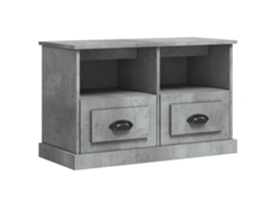 Tv Cabinet, Tv Cabinets Vidaxl Cinzeto Madeira Processada (80 X 35 X 50 Cm)