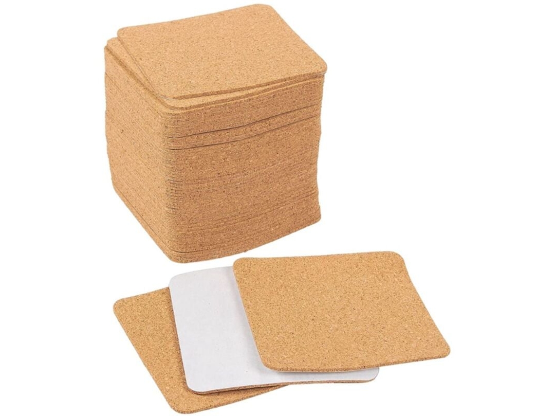 Lurelia Tapete Cortiça Quadrado Autoadesivo Diy
