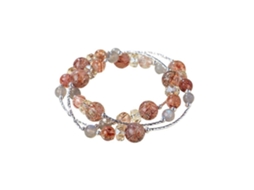 Pulseira Feminina Com Miçangas De Cristal Nostalgia88