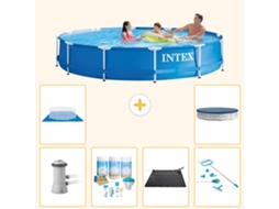 Intex Piscina Com Estrutura Redonda - 366x76 Cm - 7-peças S20468