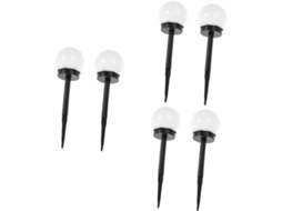 Conjunto De 6 Luzes Solares De Jardim À Prova D'água