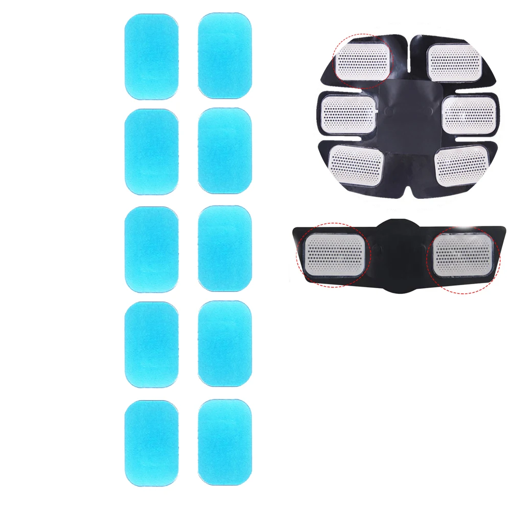 Almofadas De Gel Para Massagem Ems No Pescoço, Adesivos Substituíveis Muscular, Acessórios Fisioterapia Estimulador ~05333