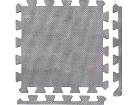 Tapete Quebra-Cabeça Protetor de Piso Acolchoado para Academia 18 Peças-60X60Cm PERPETUAL