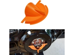 Par de Refletores de Metal Polido de 8 Mm com Encaixe para Motocicletas Grandes. SFUSHOS