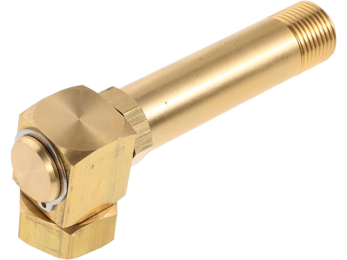 Conector Giratório de Latão para Enroladores de Mangueira de Jardim com Design Giratório Flexível e Ampla CHABERLU