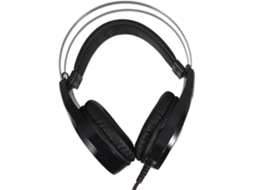Fone De Gamer Com Fio E Para Pc, Duas Portas Na Cor Preta, Jogos