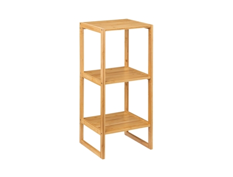 Estante Modular em Bambu com 2 Níveis 84x35,1x33,5cm 7house